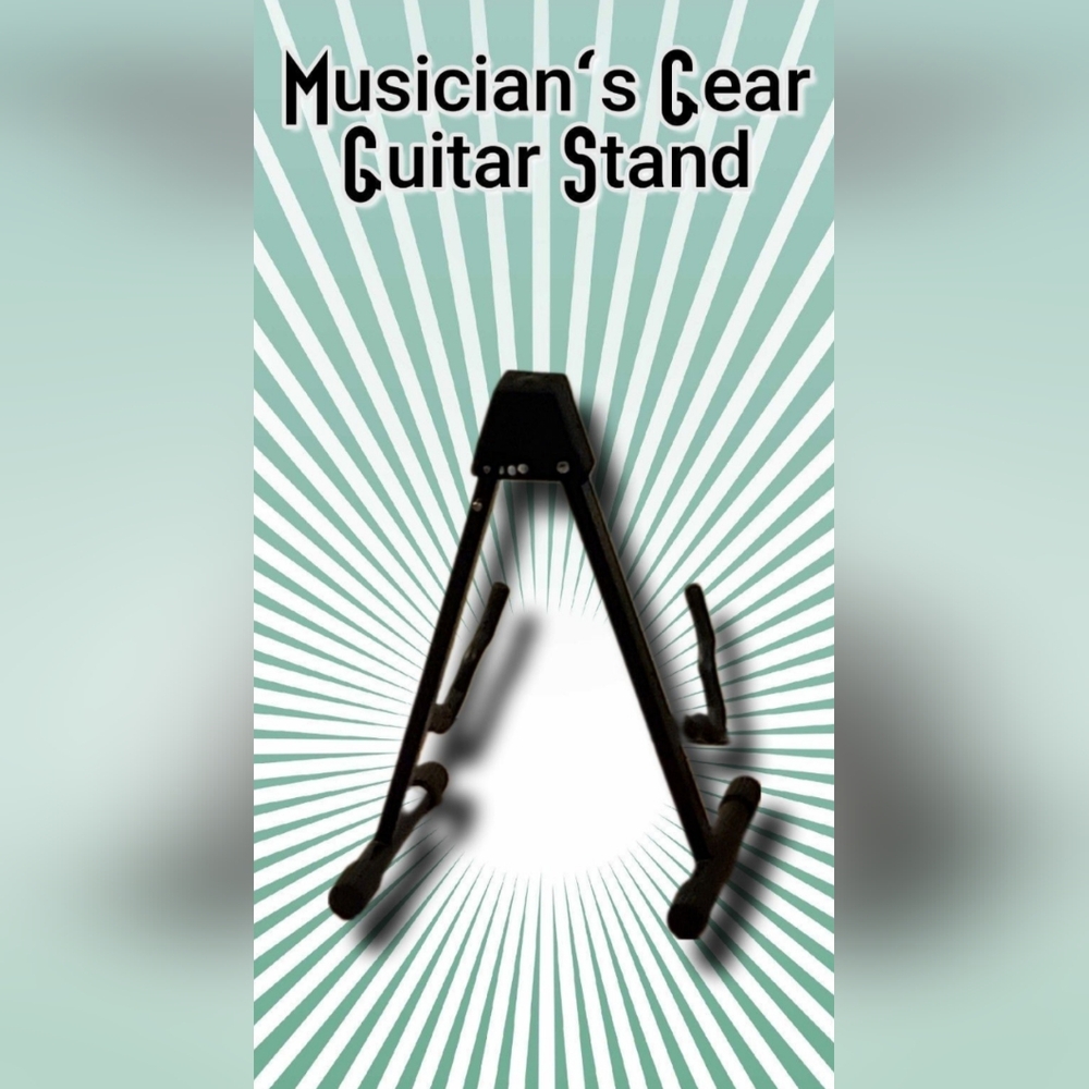 Musician's Gear Black Guitar Stand